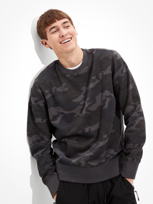 Ae Super Soft Fleece Crew Neck Sweatshirt