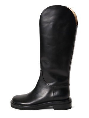 Pipe Riding Boot In Black