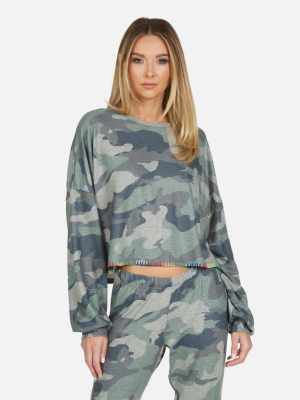 Fairfax Le Army Camo Pullover