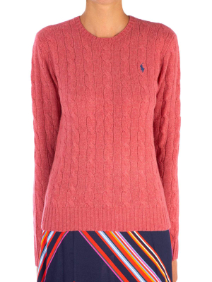 Polo Ralph Lauren Logo Cable-knit Sweater