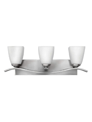 Bath Josie Bath Three Light Brushed Nickel