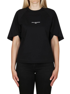 Stella Mccartney Logo Print Crewneck T-shirt