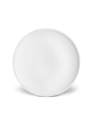 Soie Tressee White Dinner Plate