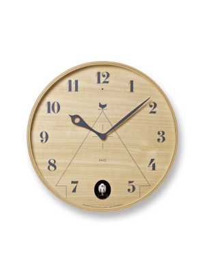 Pace Wall Clock In Natural