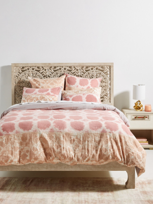 Pieced Cerise Duvet Cover