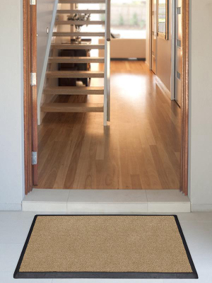 Looped Solid Light Coir Doormat