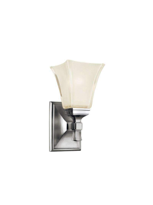 Kirkland 1 Light Bath Bracket Polished Nickel