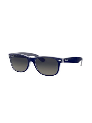 Ray-ban Rb2132 605371 Unisex Square Lifestyle Sunglasses Blue