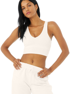 Airbrush Real Bra Tank - Ivory