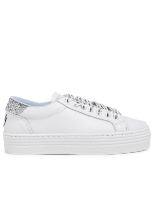 Chiara Ferragni Logo Embroidered Sneakers