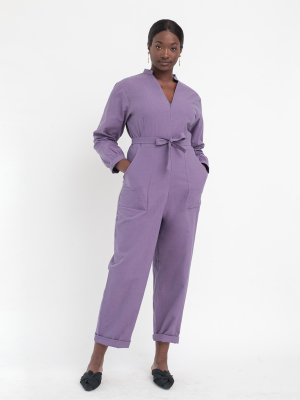 Purple Mona Jumpsuit