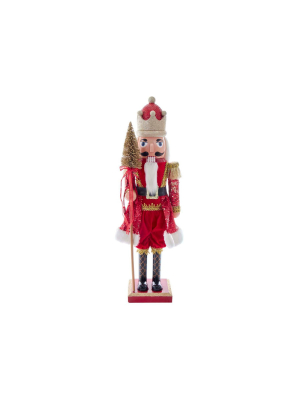 Kurt Adler 24" Plastic Red And Gold King Nutcracker