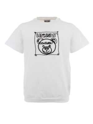 Moschino Kids Graphic Logo Embroidered T-shirt