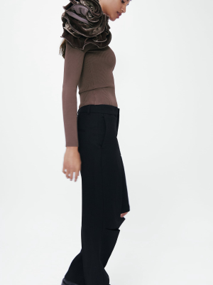 Asymmetric Knit Top