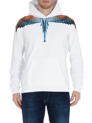 Marcelo Burlon County Of Milan Wings Printed Hoodie