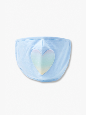 Girls Heart Face Mask (kids)