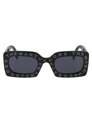 Marc Jacobs Eyewear Logo Embellished Sunglasses