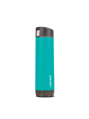 Hidratespark 21oz Vacuum Insulated Stainless Steel Bluetooth Smart Water Bottle With Chug Lid