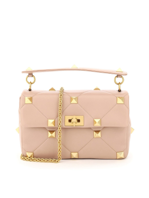 Valentino Garavani Roman Stud Large Shoulder Bag