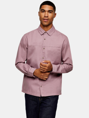 Lilac Twill Slim Shirt