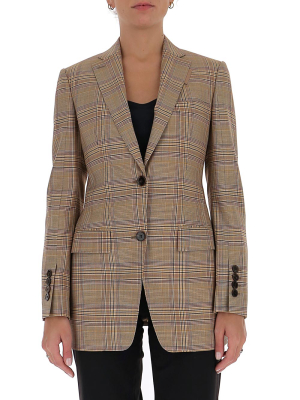 Burberry Check Tailored Blazer