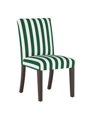 Dining Chair Canopy Stripe Emerald - Skyline Furniture