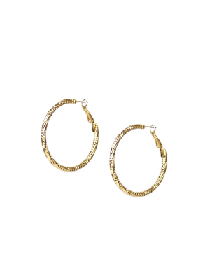 Perforated Shimmer Hoop