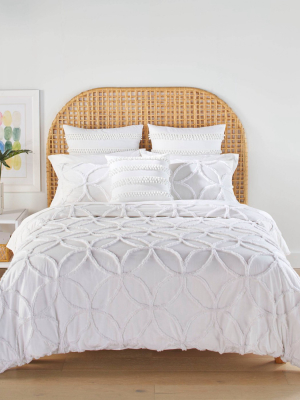 Trina Turk Breeze Block Geo Comforter Set White