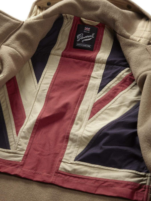 Gloverall Union Jack Mid Monty Duffle Camel