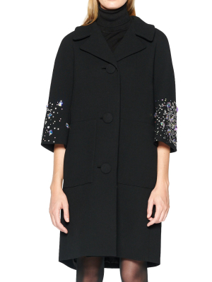 'stars Collide' Patch Pocket Coat