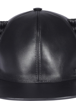 Givenchy Horn Detailed Logo Plaque Baseball Cap