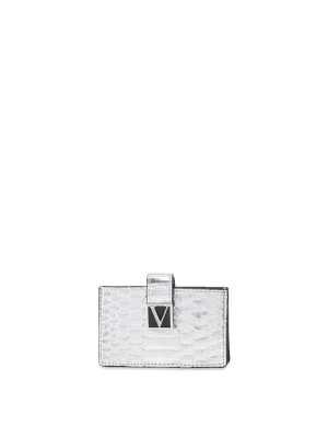 The Victoria Expandable Card Case In Exotic