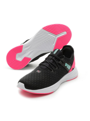 Puma Radiate Xt Sneakers In Black And Pink