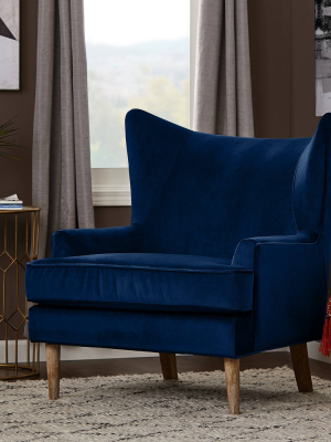 Wyatt Wingback Chair - Finch