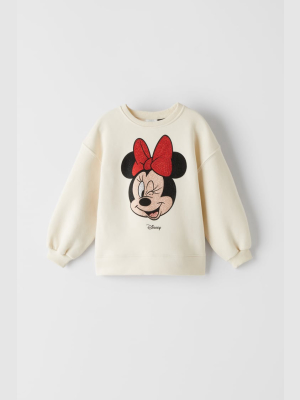 Minnie Mouse © Disney Studded Sweatshirt