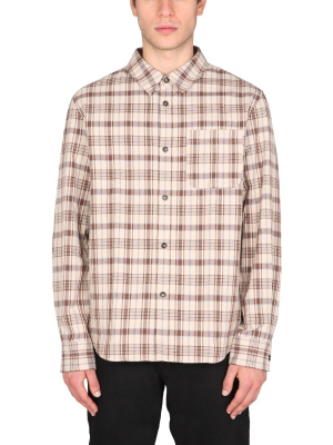 A.p.c. Checked Buttoned Shirt