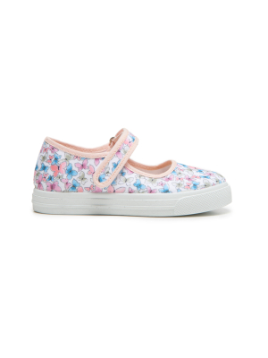 Canvas Butterfly Mary Jane Sneakers