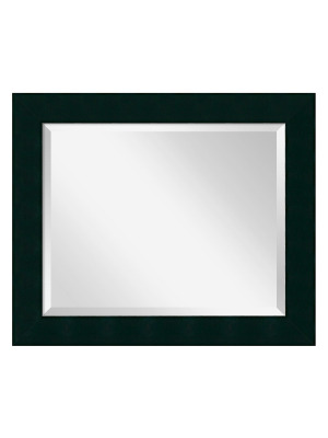 20"x 24" Tribeca Black Framed Wall Mirror - Amanti Art