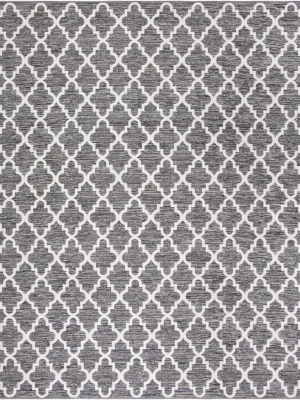 Montauk Moroccan Charcoal/ivory Area Rug