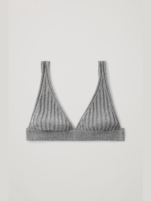 Recycled Cashmere Knitted Bra