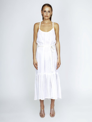 Kelali Sun Maxi Dress - White