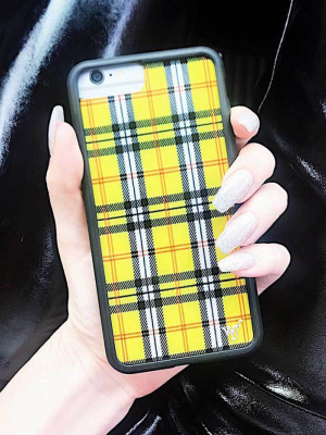 Plaid Iphone 11 Pro Case | Yellow