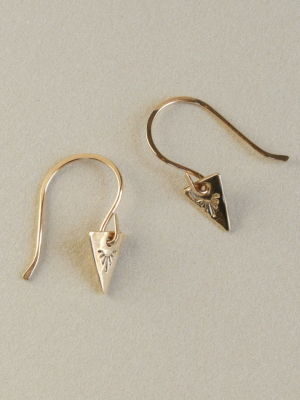 Zoe Brass Earrings