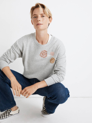 Ikebana Fiore Embroidered Mainstay Sweatshirt