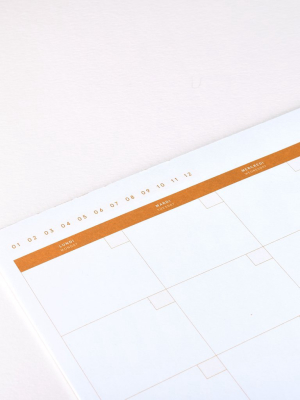 Monthly Planner Desk Pad