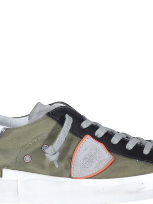 Philippe Model Logo Patch Low-top Sneakers