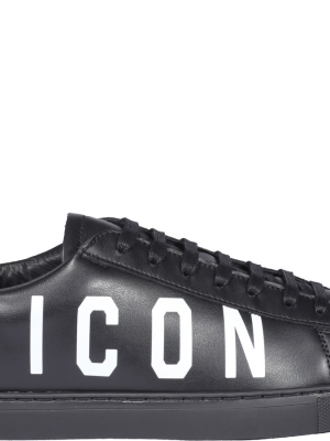 Dsquared2 Icon Print Low-top Sneakers