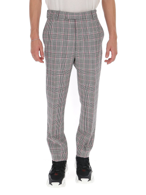 Alexander Mcqueen Tartan Slim-fit Trousers