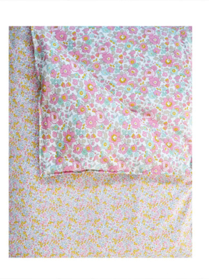 Heirloom Quilt Made With Liberty Fabric Betsy Rose & Wiltshire Bud