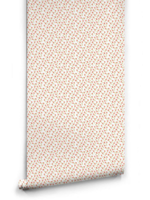 Tiny Flowers Wallpaper In White From The Love Mae Collection By Milton & King